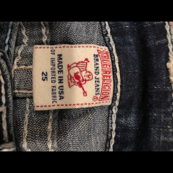 TRUE RELIGION Disco Ball low rise boot cut jeans. - Picture 2 of 11